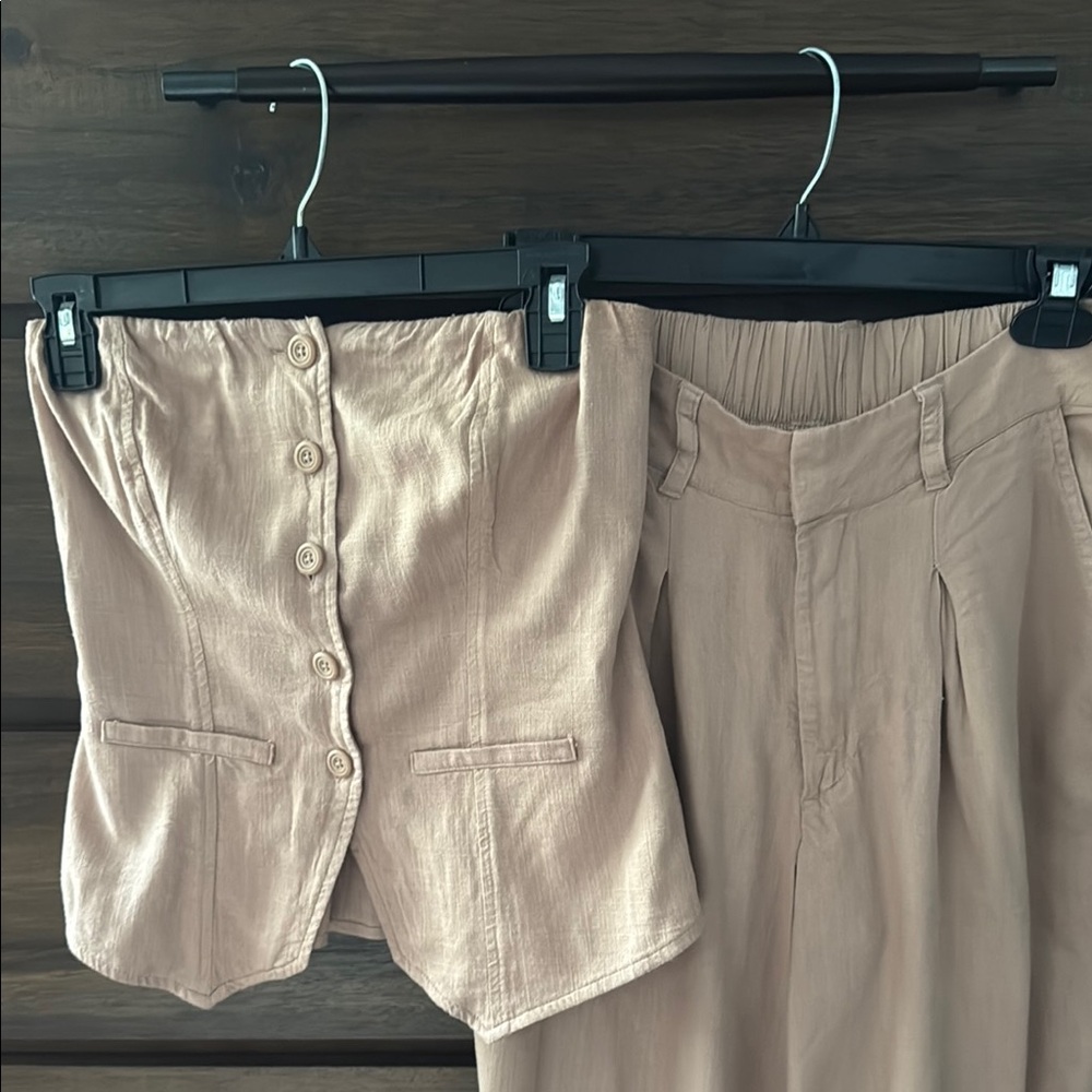 Wild Fable Tan Pantsuit Set